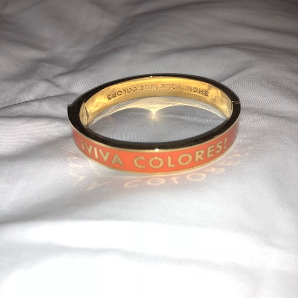 Double sided pink and orange Kate spade bangle - Picture 1 of 6